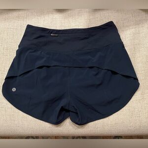 Speed up High-rise lined shorts 4” True Navy Size 6